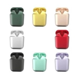 Audífonos i12 Bluetooth Colores Metálicos Touch