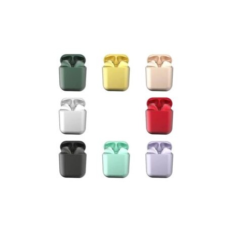 Audífonos i12 Bluetooth Colores Metálicos Touch