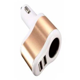 Cargador de auto para celular con 2 o 4 entradas USB y opción a encendedor