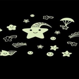 Estampas Stickers Decorativos Estrellas Stars Fosforescente