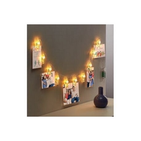 Fotoclips con serie de luces