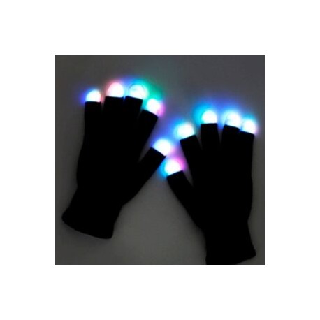 Guantes con luz LED