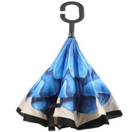 Paraguas Reversible Blue Lotus