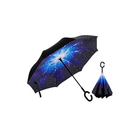 Paraguas unisex reversible automático universo