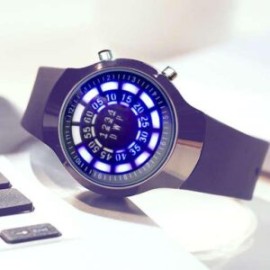 Reloj Futurista Digital LED Blanco o Negro