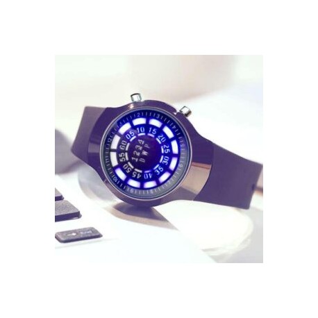 Reloj Futurista Digital LED Blanco o Negro