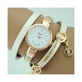Reloj pulsera brazalete para dama color negro