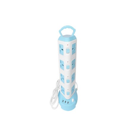 Torre multicontactos de 20 entradas y 3 USB