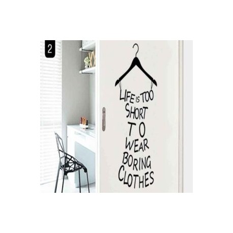Vinilo Decorativo Clothes Ropa Divertida