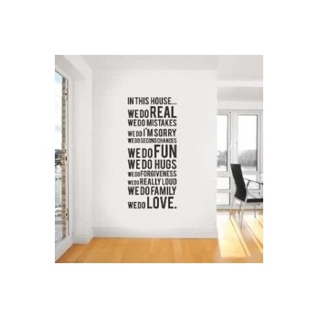 Vinilo decorativo familia