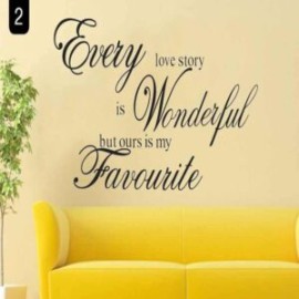 Vinilo Decorativo Love Story 75*40 Cm