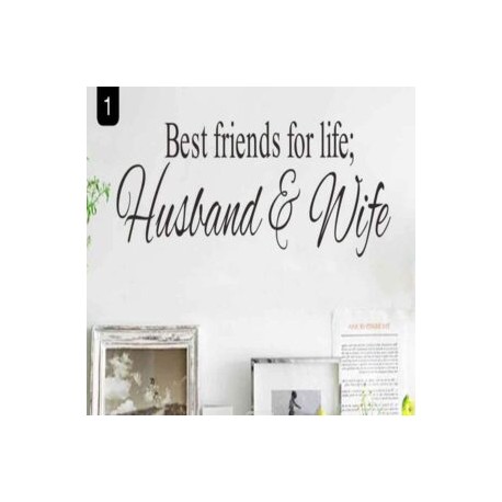 VINILO HUSBAND & WIFE 68*27 CM