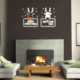 Vinilo para ventana o pared con diseño navideño a elegir